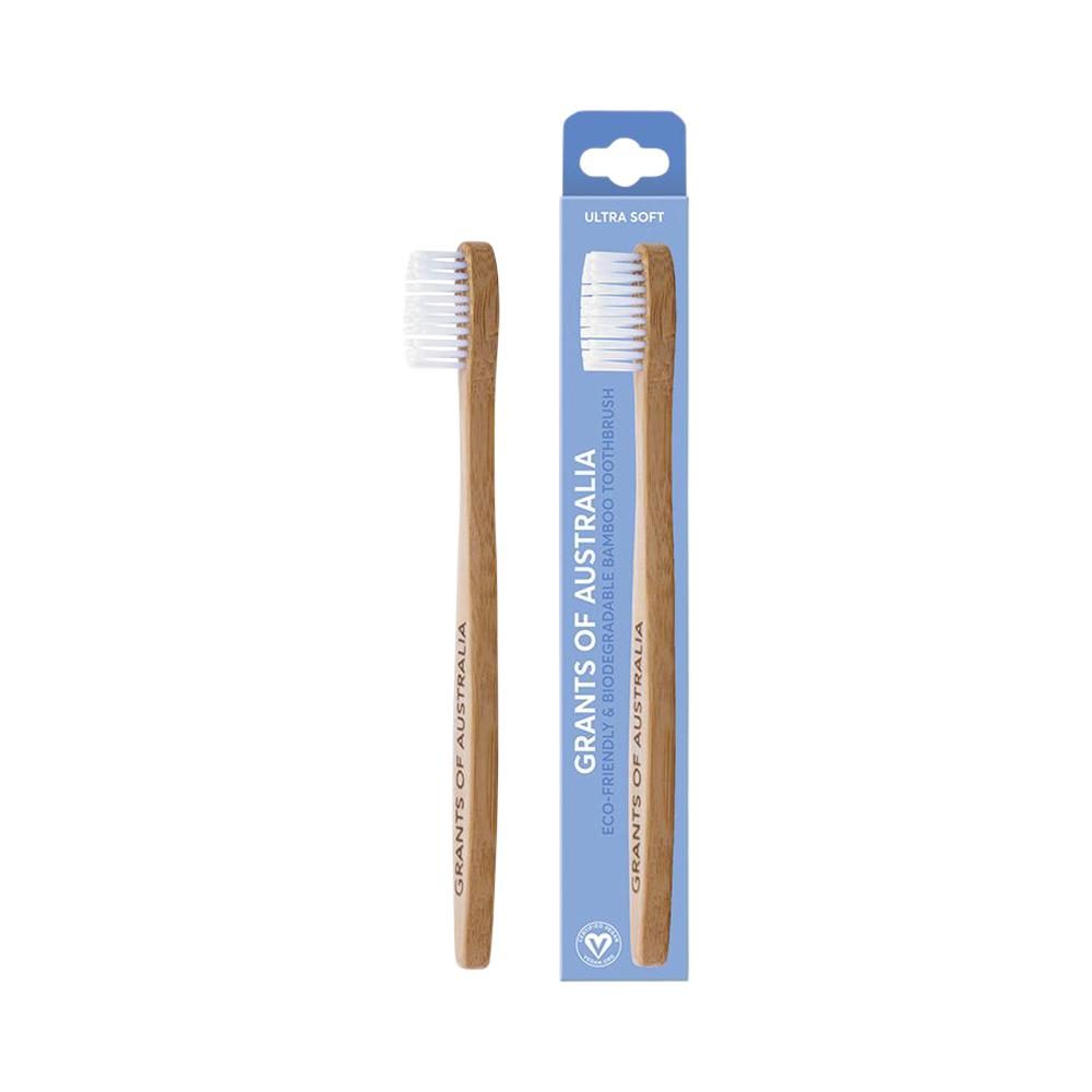 Grants Of Australia Biodegradable Bamboo Toothbrush Kids Ultra Soft