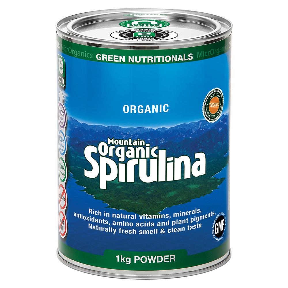 Green Nutritionals Mountain Organic Spirulina Powder 1kg