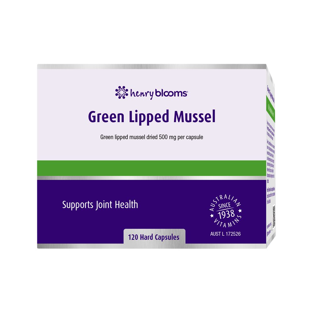 Henry Blooms Green Lipped Mussel 120 Capsules