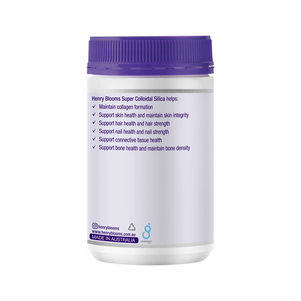 Henry Blooms Super Colloidal Silica 120 Capsules