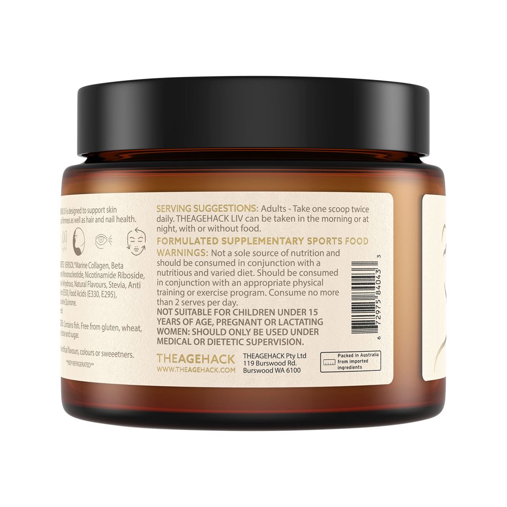 Theagehack LIV Natural Berry Flavour 150g · Default Title