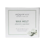 Aromamatic Wax Melt Electric Warmer White Textured (suitable for Wax Melts & Essential Oils)