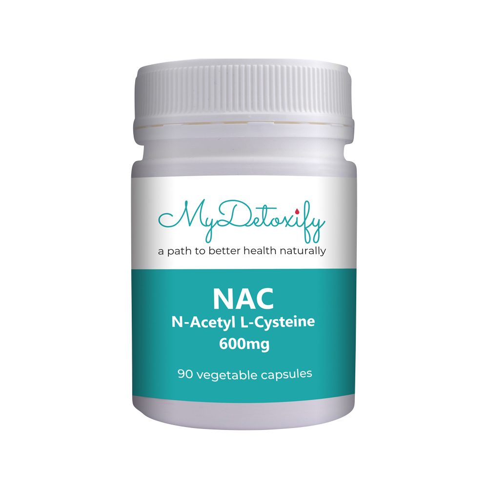 MyDetoxify NAC (N-Acetyl L-Cysteine) Capsules 90 Vege Capsules