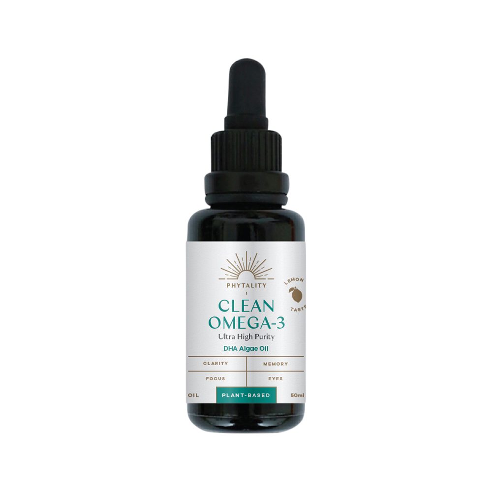 Phytality Clean Omega-3 (Ultra High Purity DHA Algae Oil) 50ml