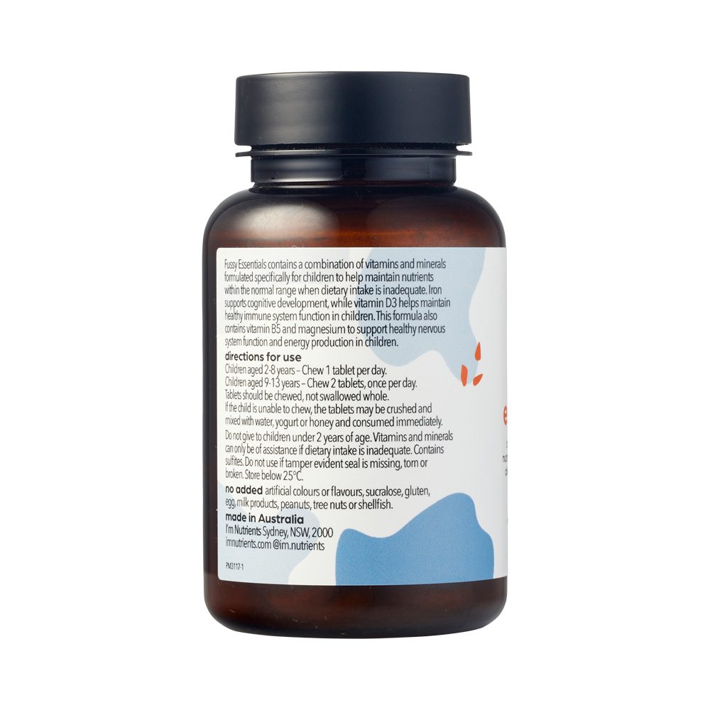 Im Nutrients Fussy Essentials Chewable (Strawberry) 30 Tablets
