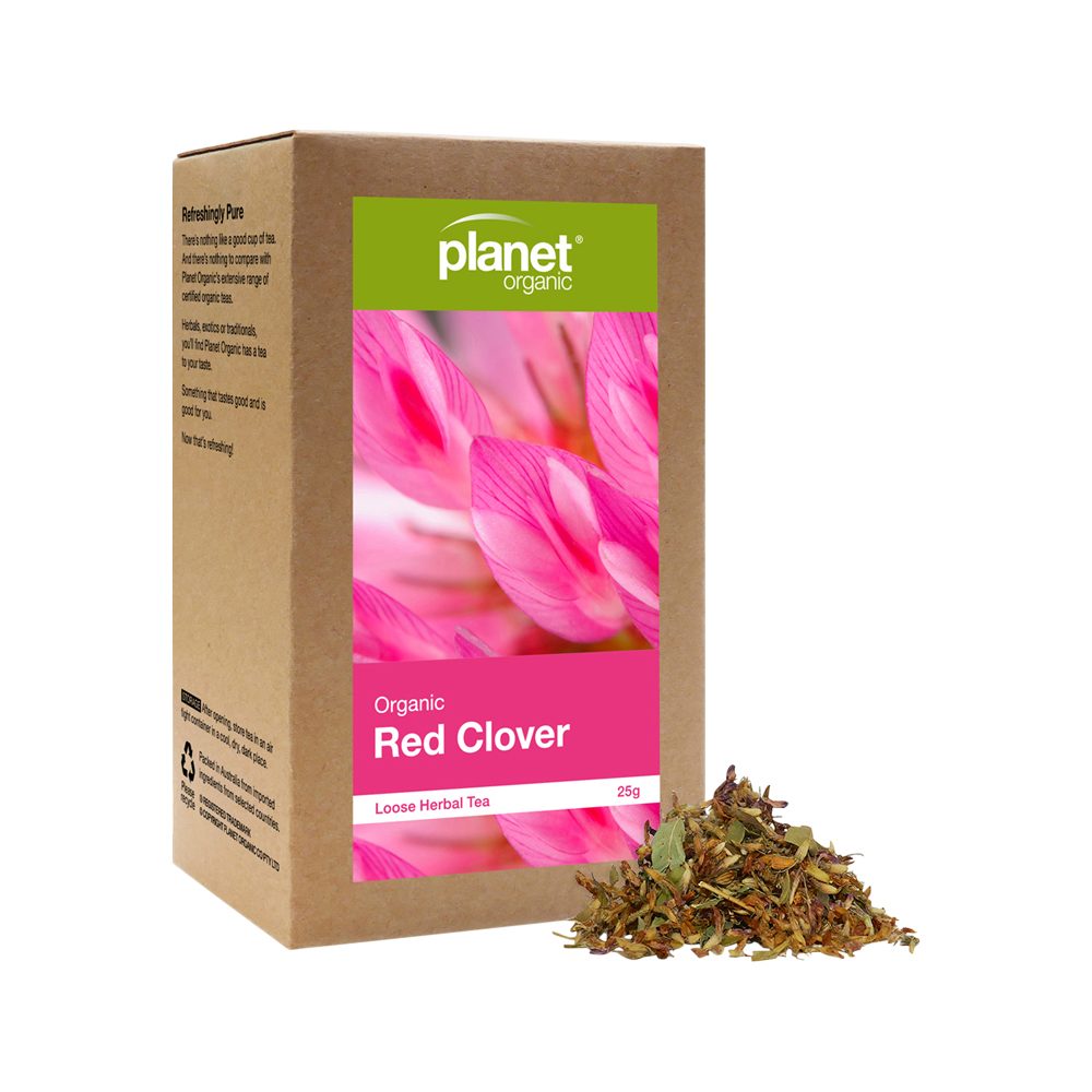 Planet Organic Organic Herbal Tea Red Clover Loose Leaf 25g
