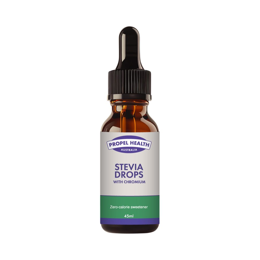 Propel Health Organic Stevia Drops With Chromium 45ml