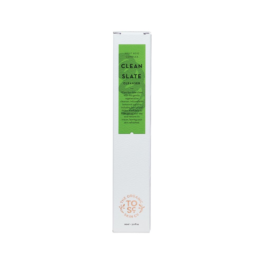 The Organic Skin Co Organic Clean Slate Cleanser Fruit Acid Complex 90ml