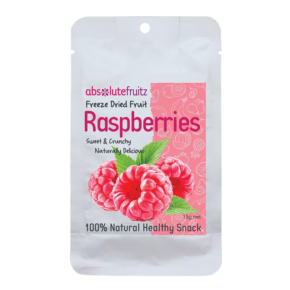 Absolute Fruitz Freeze-Dried Whole Raspberries 15g