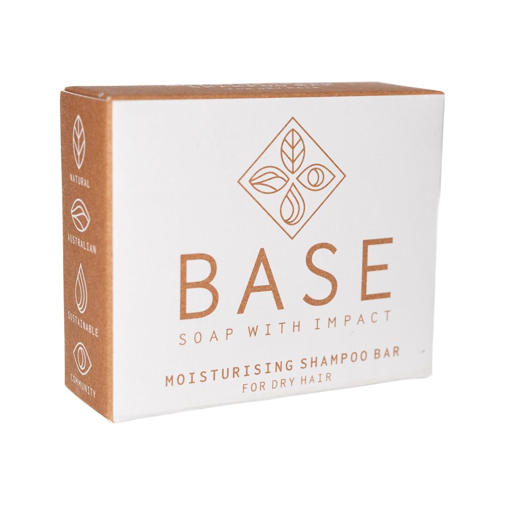 Base (Soap With Impact) Bar Moisturising Shampoo (For Dry Hair) (Boxed) 120g