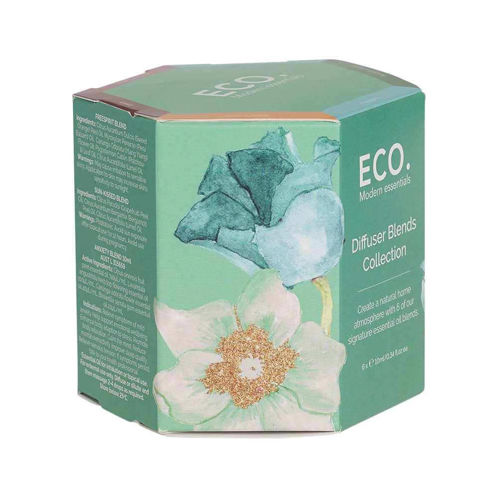ECO. Modern Essentials Essential Oil Diffuser Blends Collection 10ml x 6 Pack