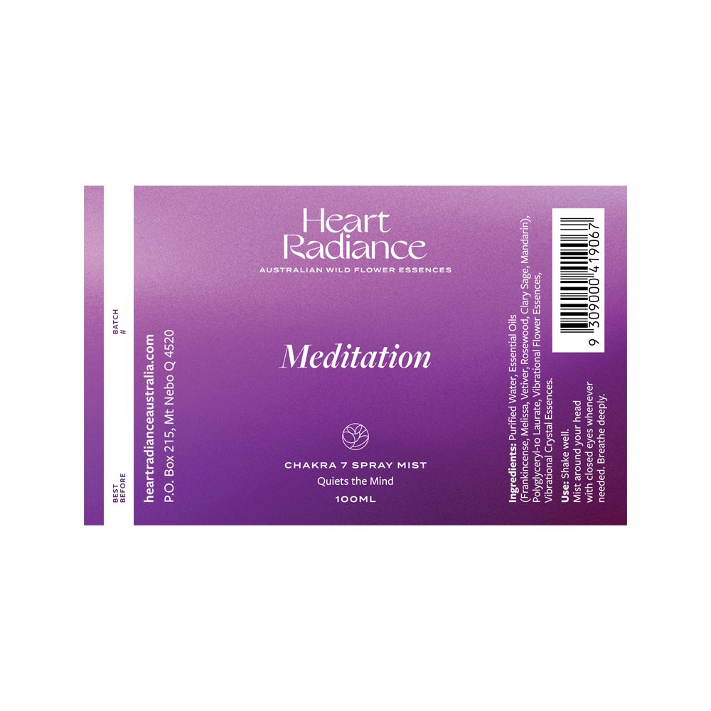 Heart Radiance (Australian Wild Flower Essences) Meditation Spray Mist 100ml