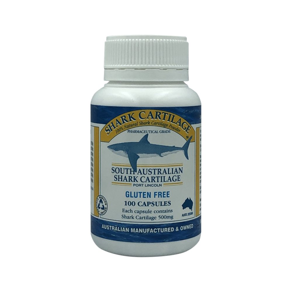 South Australian Shark Cartilage Shark Cartilage 500mg 100 Capsules