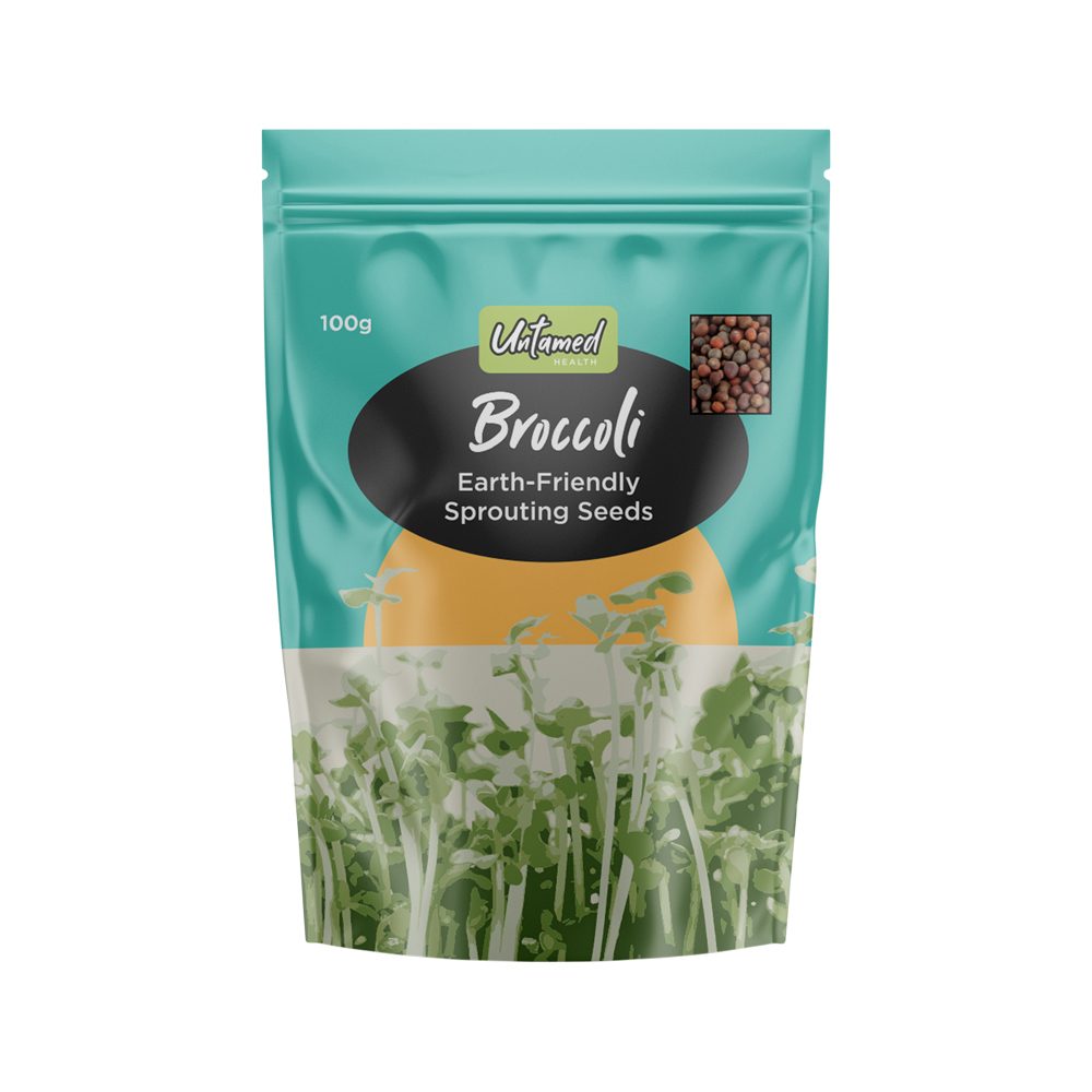Untamed Health Earth-Friendly Sprouting Seeds Broccoli 100g