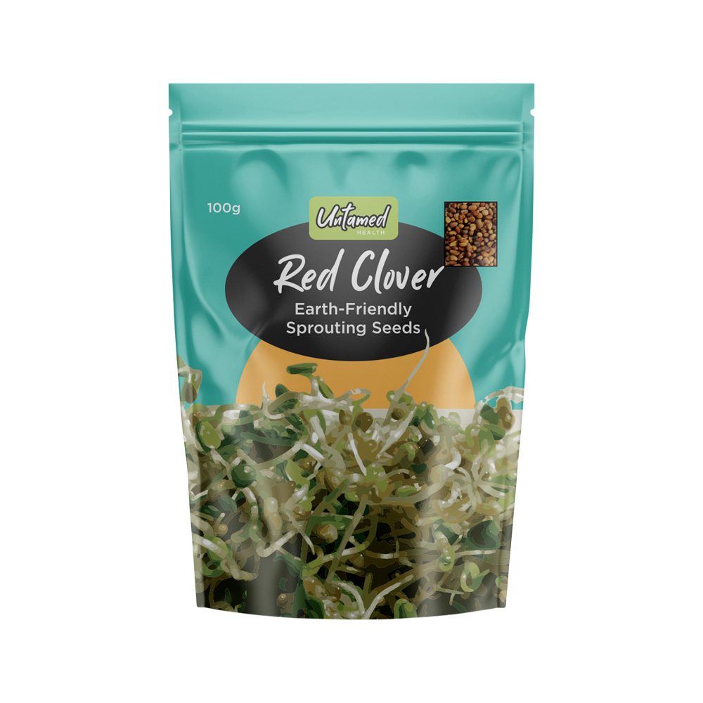 Untamed Health Earth-Friendly Sprouting Seeds Red Clover 100g