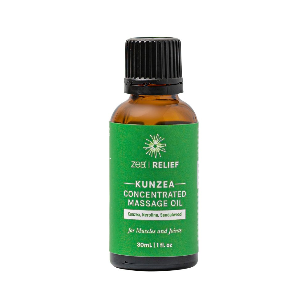 Zea Relief Kunzea Concentrated Massage Oil (Kunzea Nerolina Sandalwood) 30ml