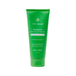 A green squeeze tube of Zecarilief Kunzea Pain Relief Cream, photographed against a solid white background.