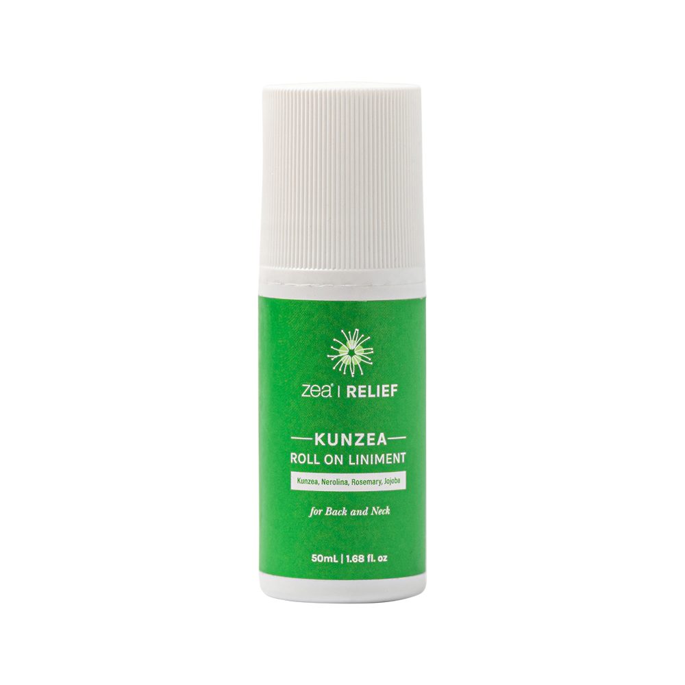 Zea Relief Kunzea Roll On Liniment (Kunzea Nerolina Rosemary Jojoba) 50ml