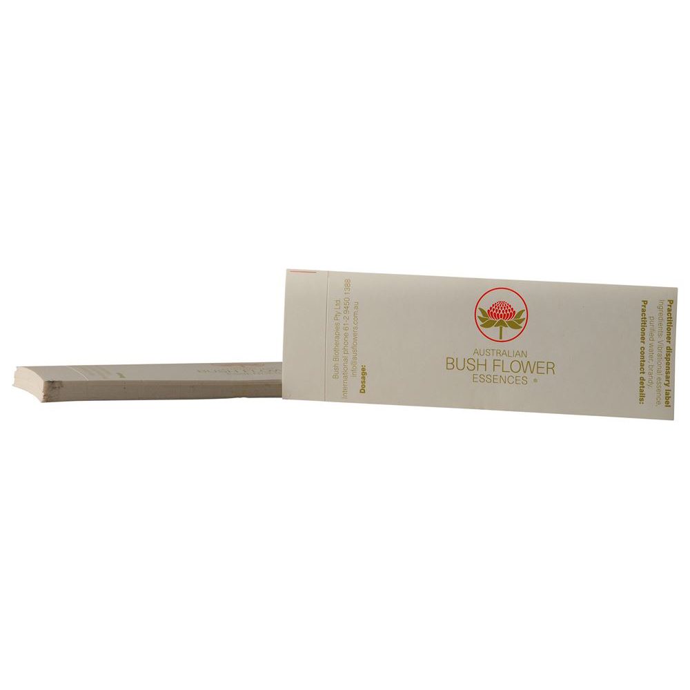 Australian Bush Flower Essences Blank Labels x 25 Pack
