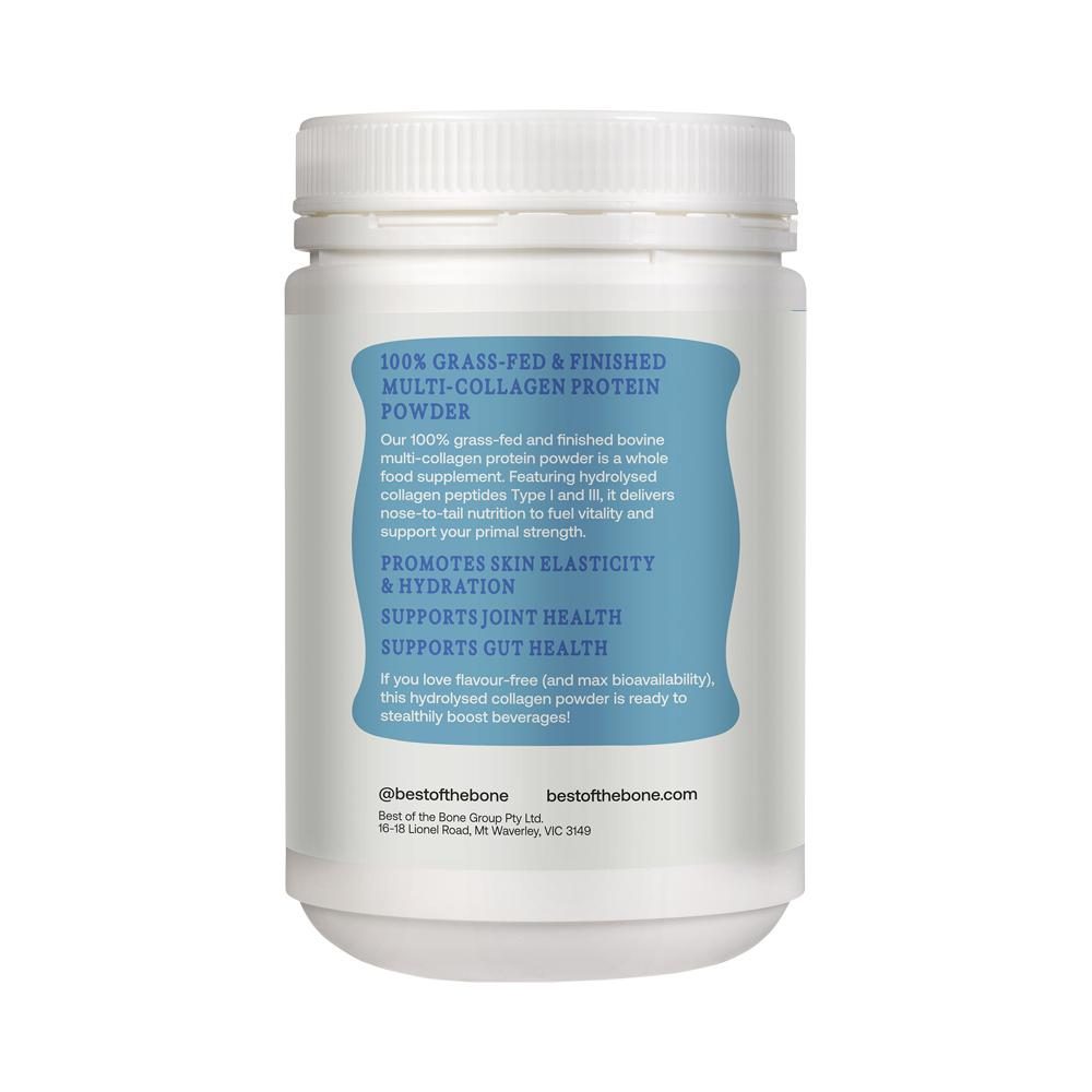Best of the Bone Healing Multi-Collagen Protein Powder Hydrolysed Collagen Peptides Unflavoured 500g