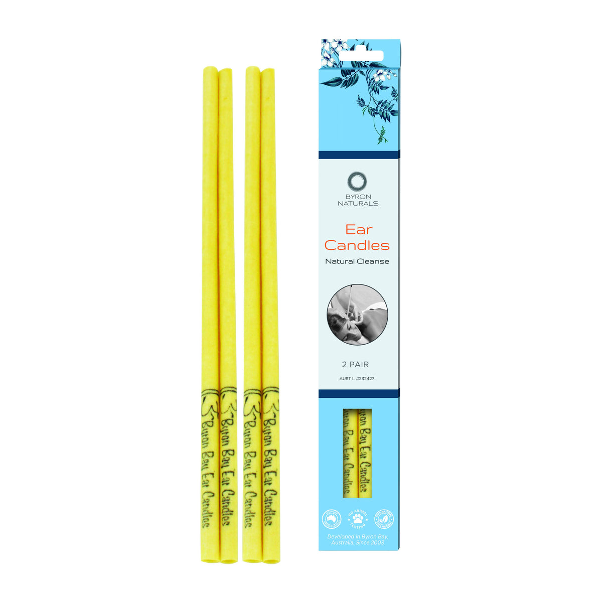 Byron Naturals Ear Candles 2 Pairs x 12 Pack