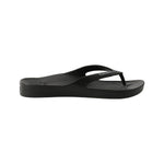Cheeki Arch Support Thongs Black Womens Size US9