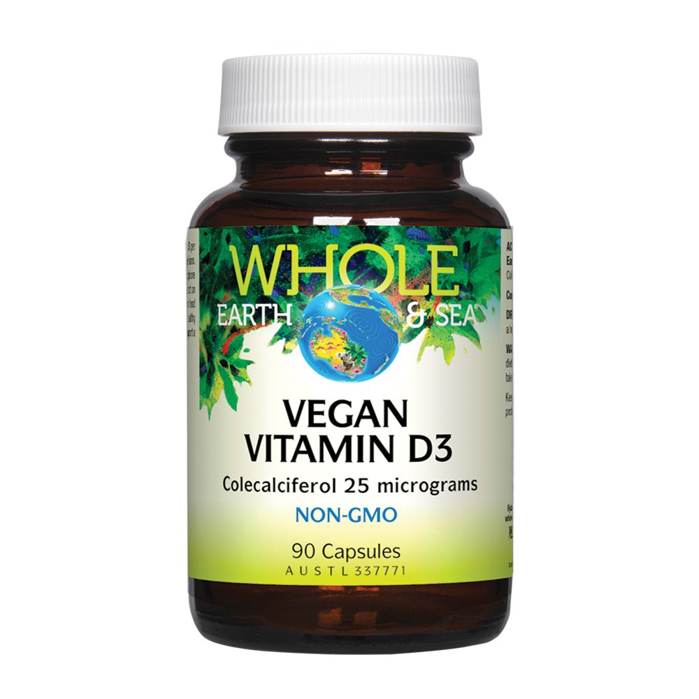 Whole Earth & Sea Vegan Vitamin D3 90 Capsules