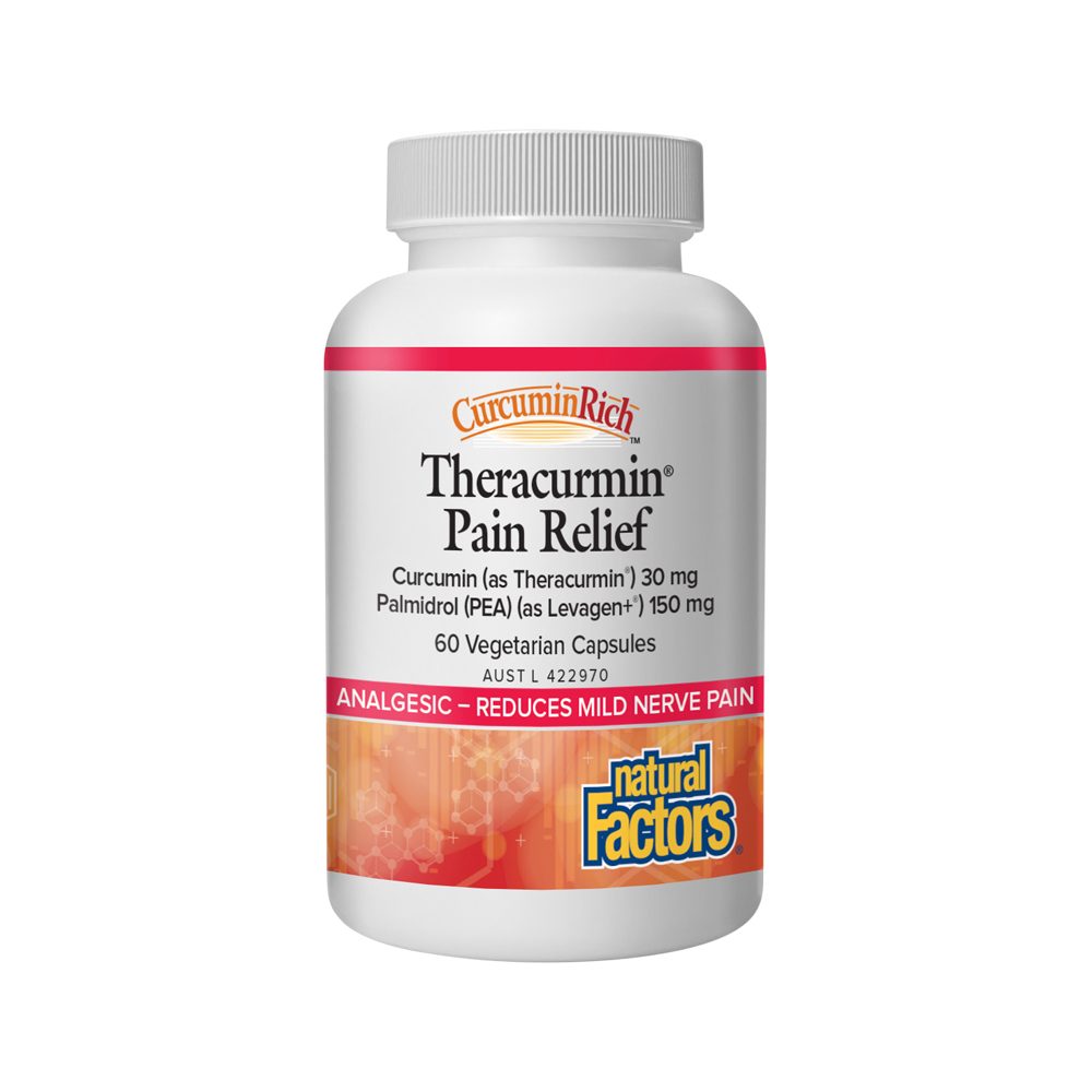 Natural Factors Theracurmin Pain Relief 60 Vege Capsules