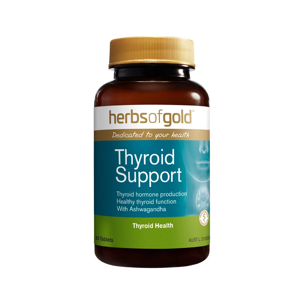 Herbs of Gold Thyroid Support 60 Tablets