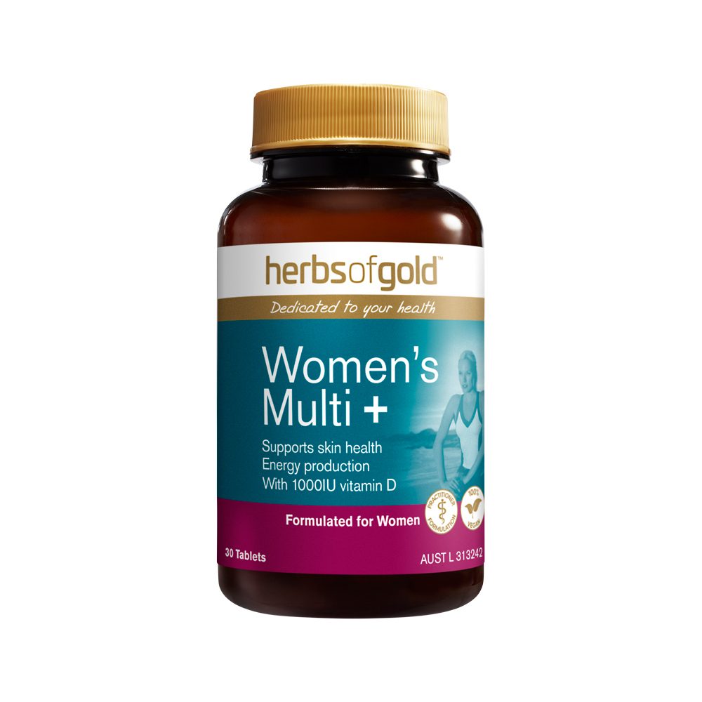 Herbs of Gold Womens Multi+ 30 Tablets