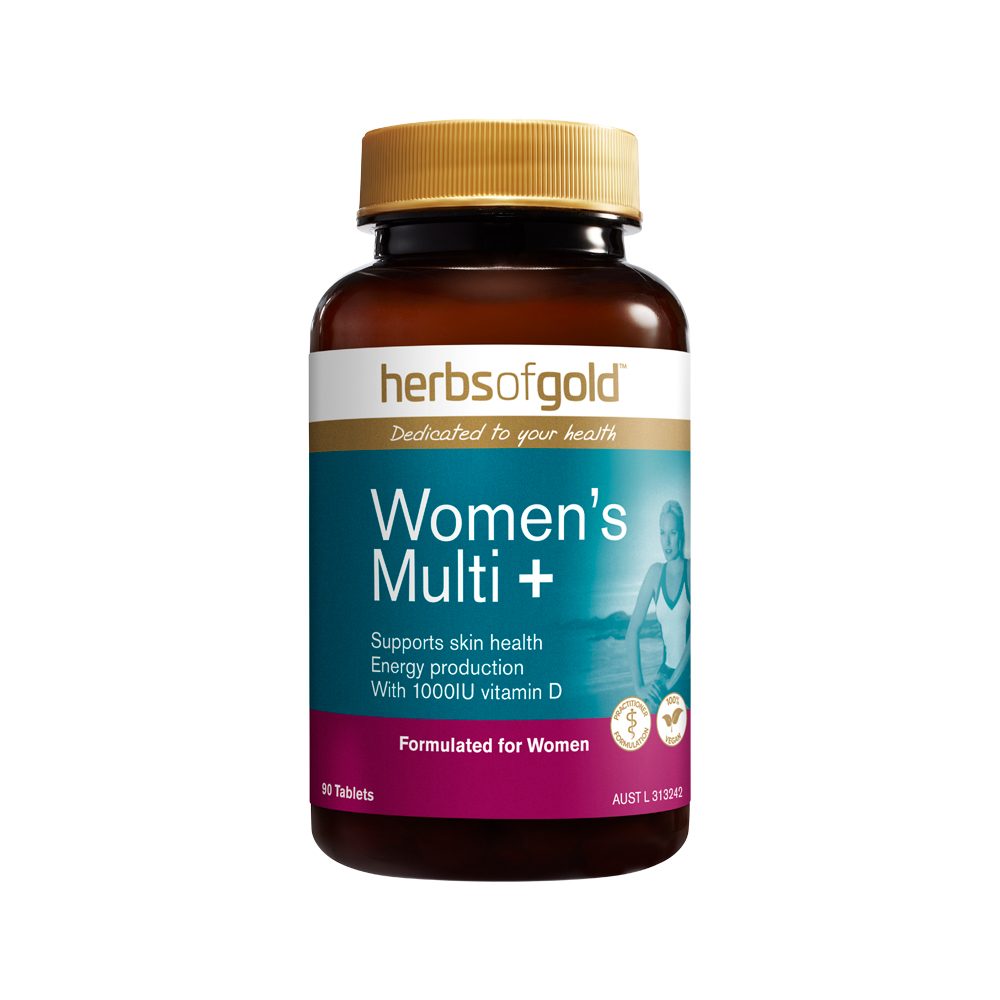 Herbs of Gold Womens Multi+ 90 Tablets