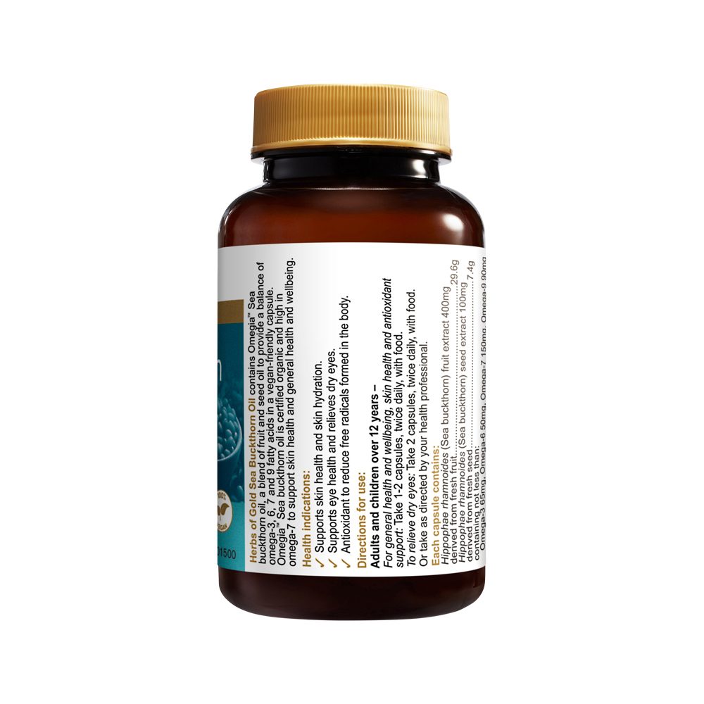 Herbs of Gold Sea Buckthorn Oil 60 Capsules