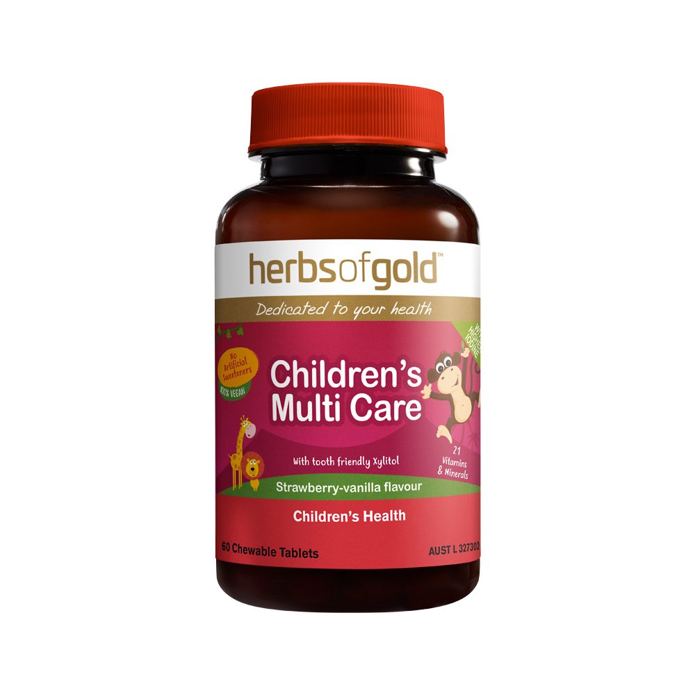 Herbs of Gold Childrens Multi Care Chewable 60 Tablets