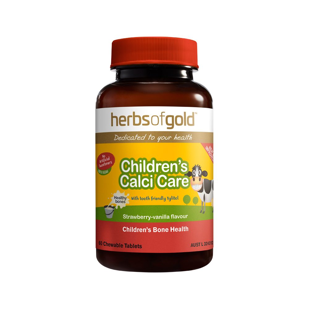 Herbs of Gold Childrens Calci Care Chewable 60 Tablets