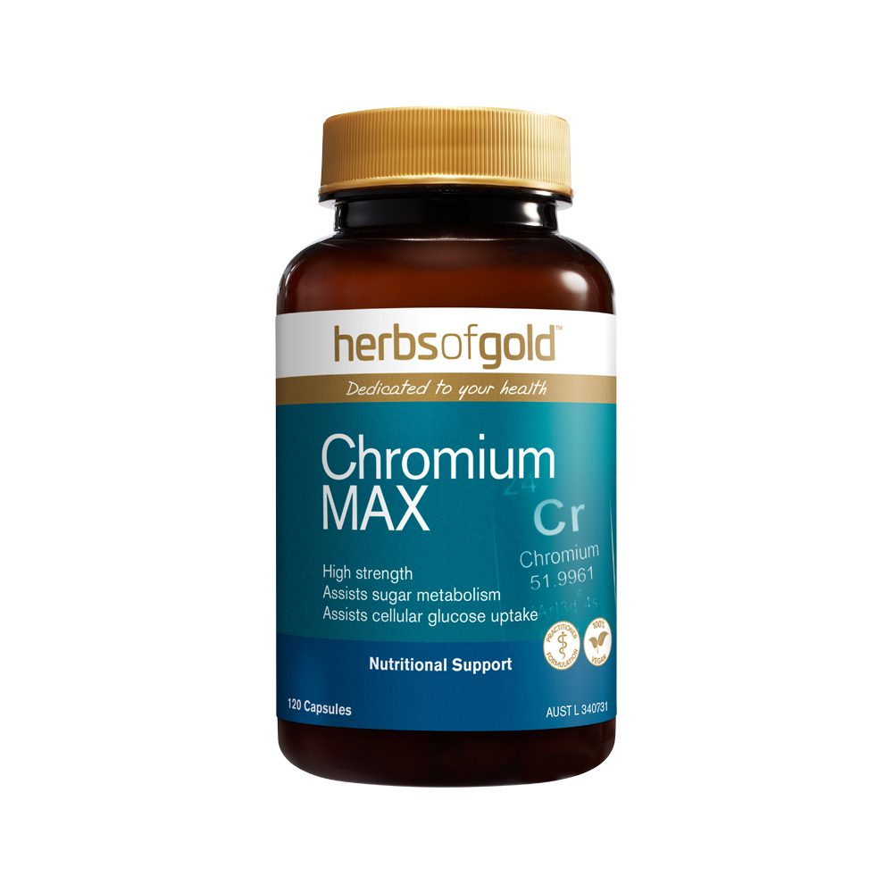 Herbs of Gold Chromium MAX 120 Capsules