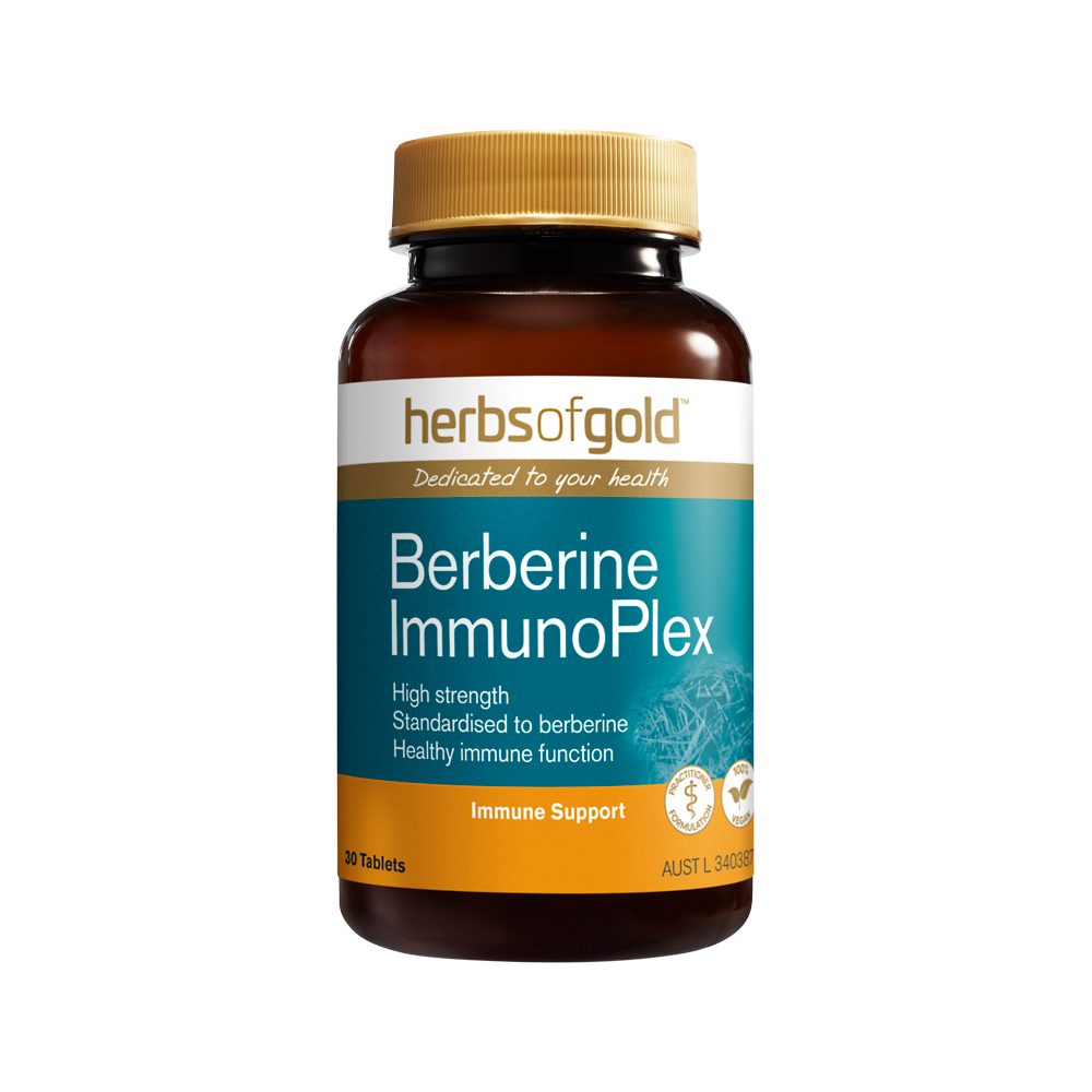 Herbs of Gold Berberine ImmunoPlex 30 Tablets