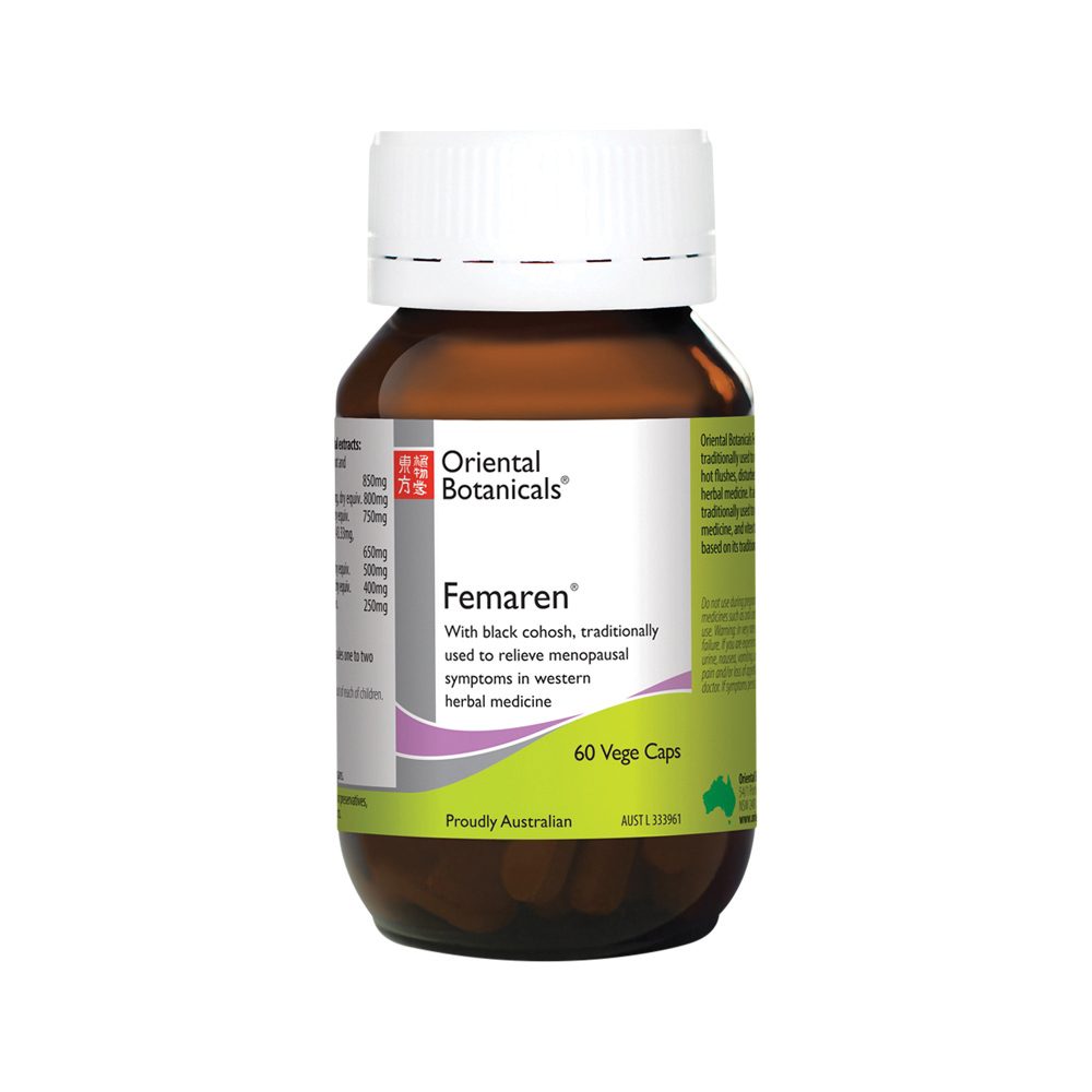 Oriental Botanicals Femaren 60 Capsules