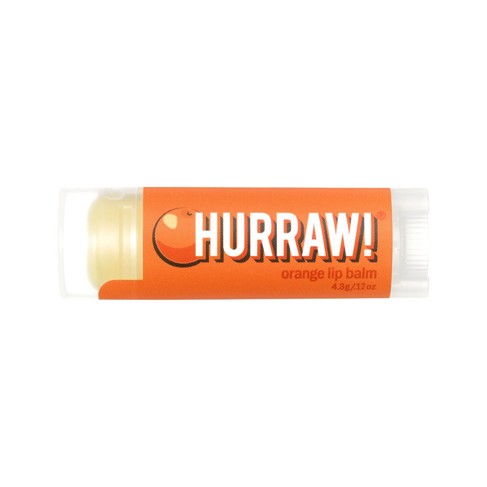 Hurraw! Organic Lip Balm Orange 4.8g