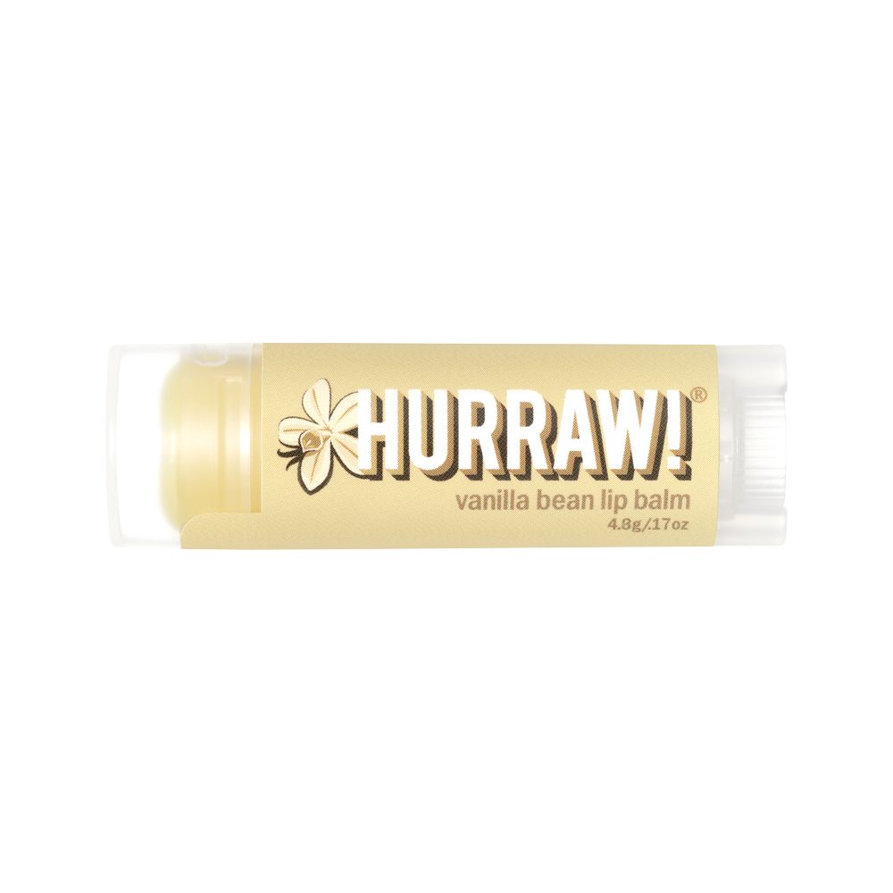 Hurraw! Organic Lip Balm Vanilla Bean 4.8g