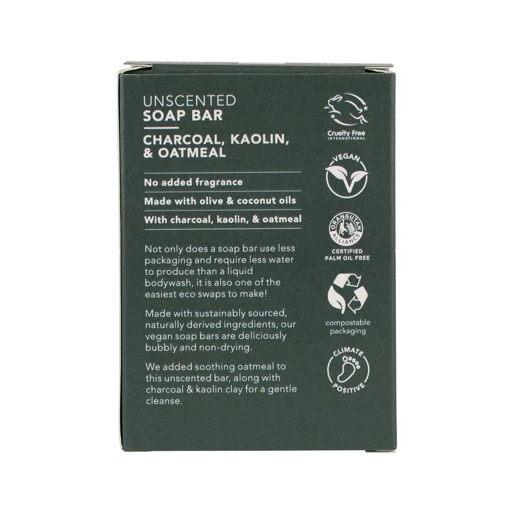 Ethique Bar Soap Charcoal Kaolin & Oatmeal Unscented 120g