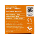 Ethique Body Cleanser Solid Cream Orange and Vanilla (For All Skin Types) 105g
