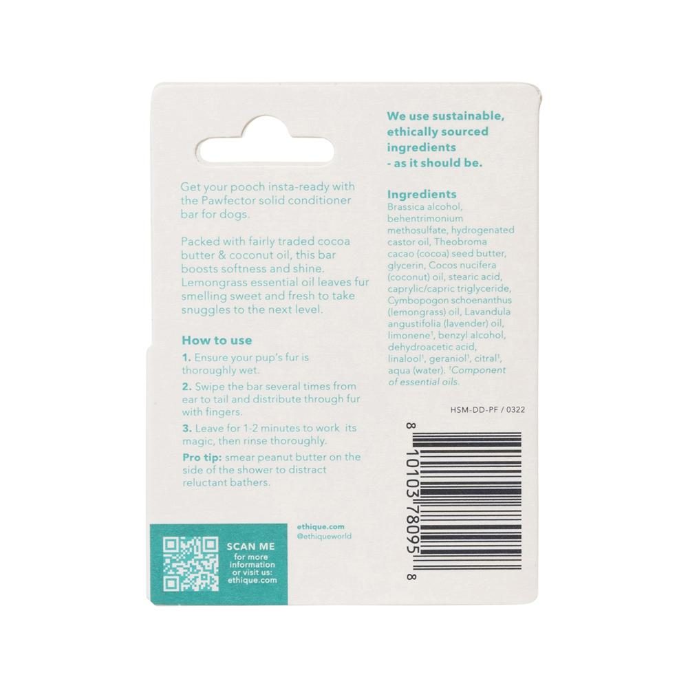 Ethique Dog Bar Conditioner Solid Pawfector 15g