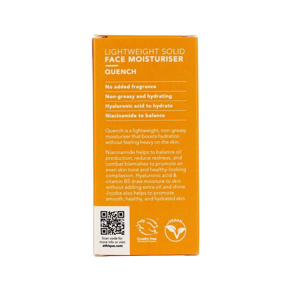 Ethique Face Moisturiser Lightweight Solid Quench (For Oily To Balanced Skin) 65g