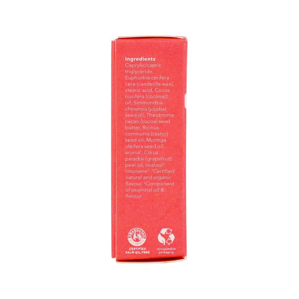 Ethique Lip Balm Nourishing Juicy Pink Grapefruit & Vanilla 9g