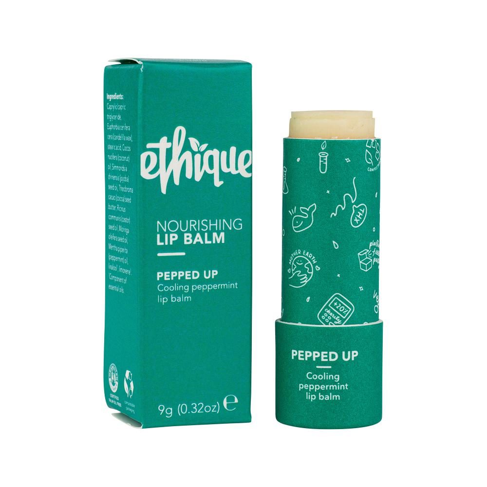 Ethique Lip Balm Nourishing Pepped Up Cooling Peppermint 9g