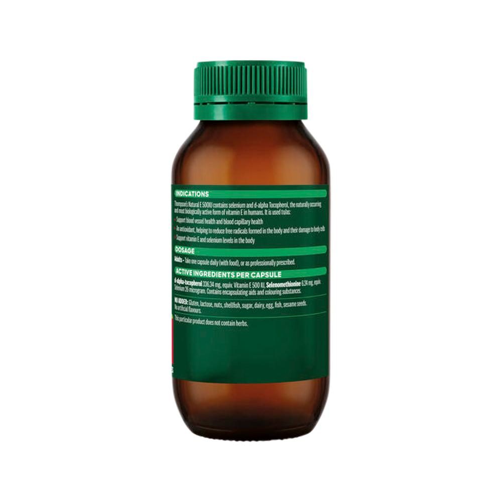 Thompson's Natural E 500IU 100 Capsules