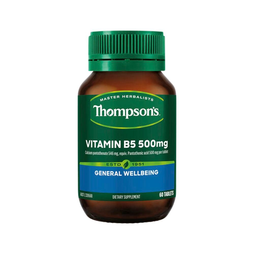 Thompson's Vitamin B5 500mg 60 Tablets