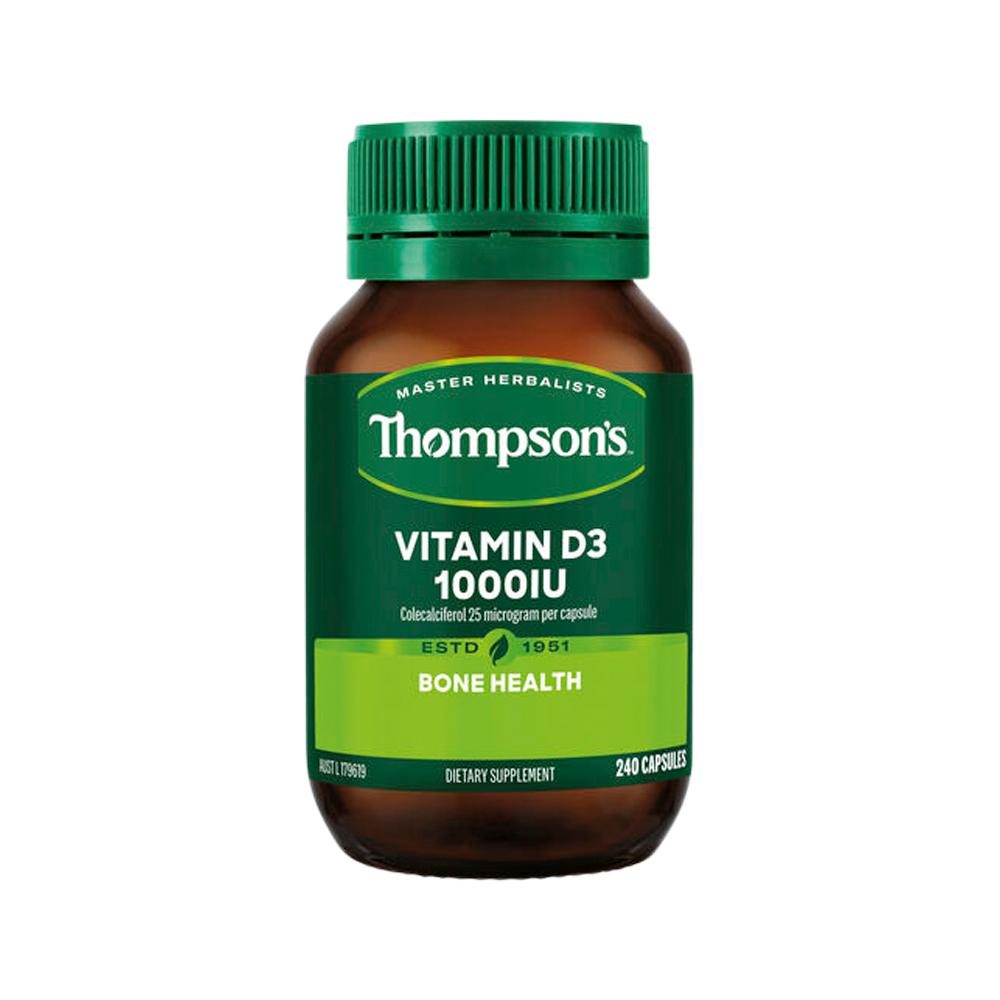Thompson's Vitamin D3 1000IU 240 Capsules
