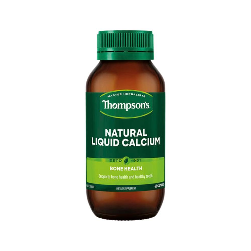 Thompson's Natural Liquid Calcium 60 Capsules