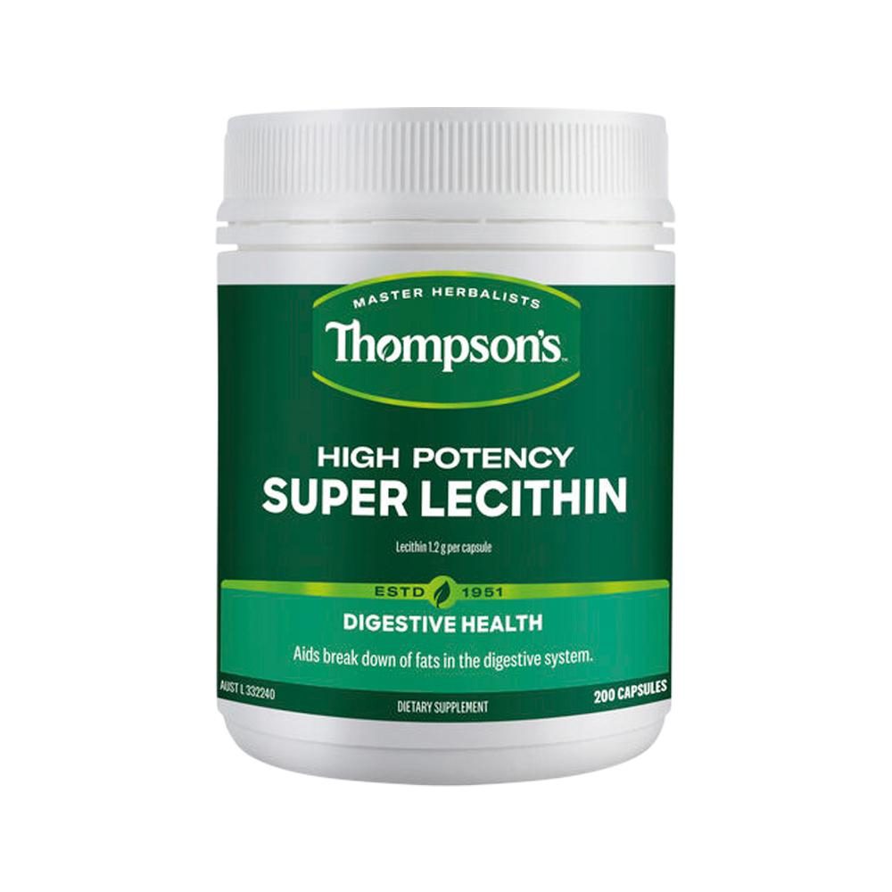 Thompson's High Potency Super Lecithin 200 Capsules